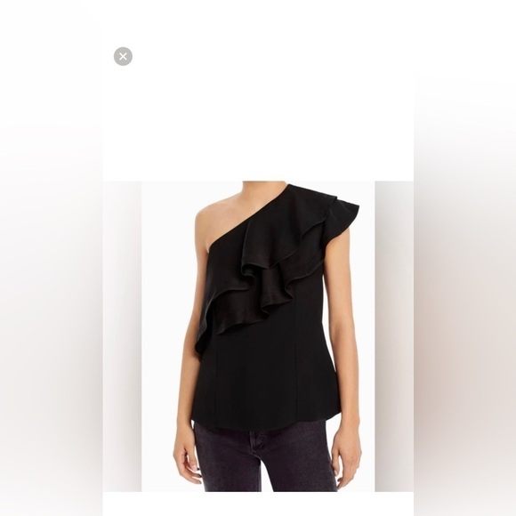 NWT  3.1 phillip lim womens drapey one shoulder blouse - Picture 8 of 11